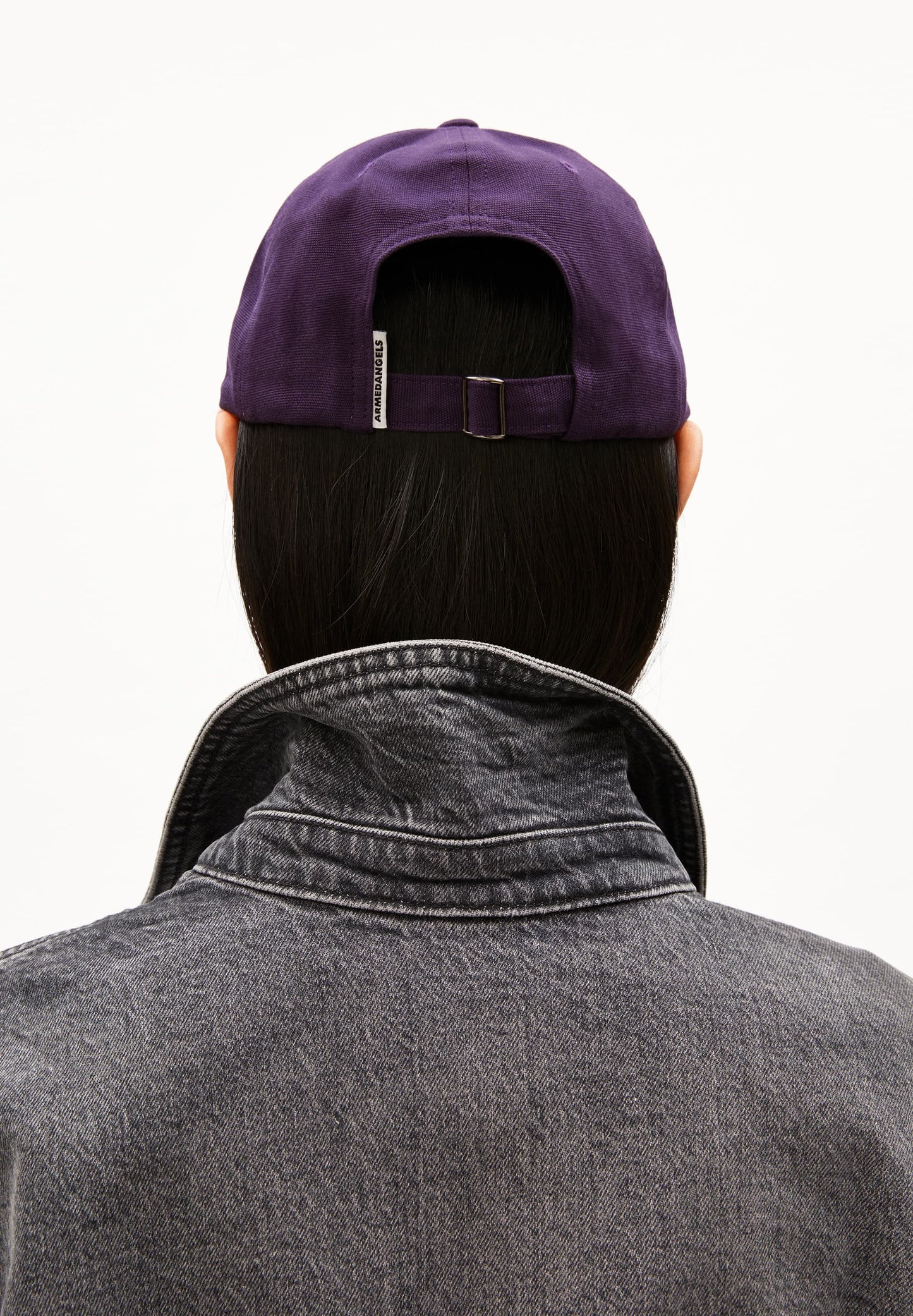Casquette en coton bio | violet "yenaas bold blue ash"