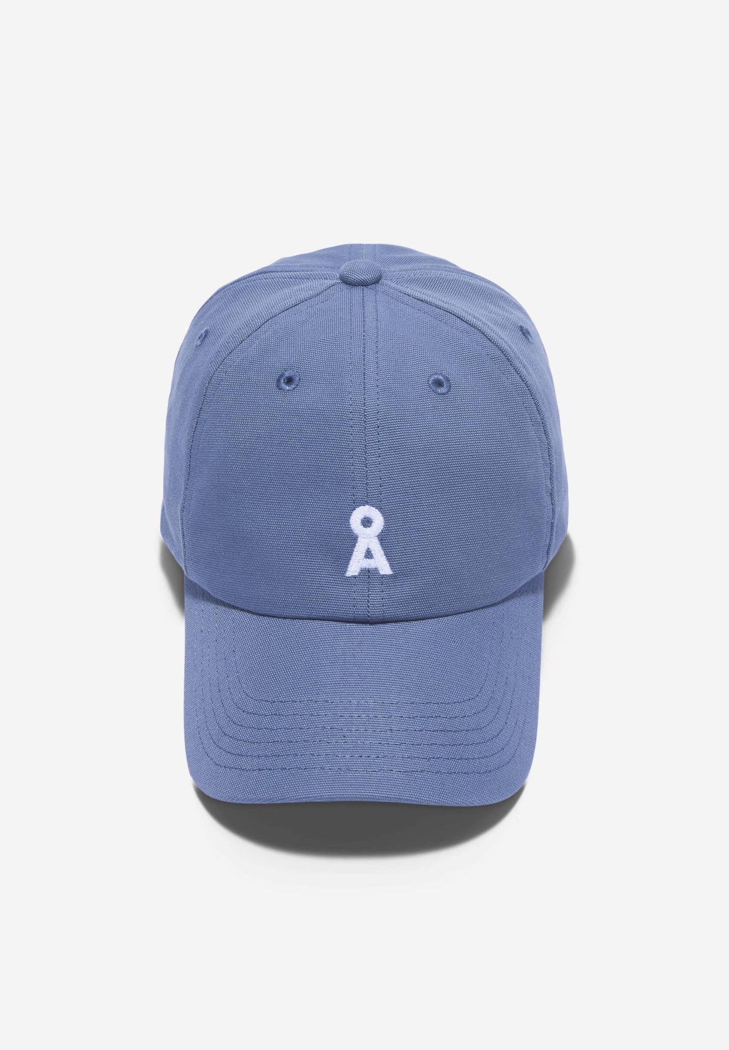 Casquette en coton bio | bleu "yenaas bold - blue stone"