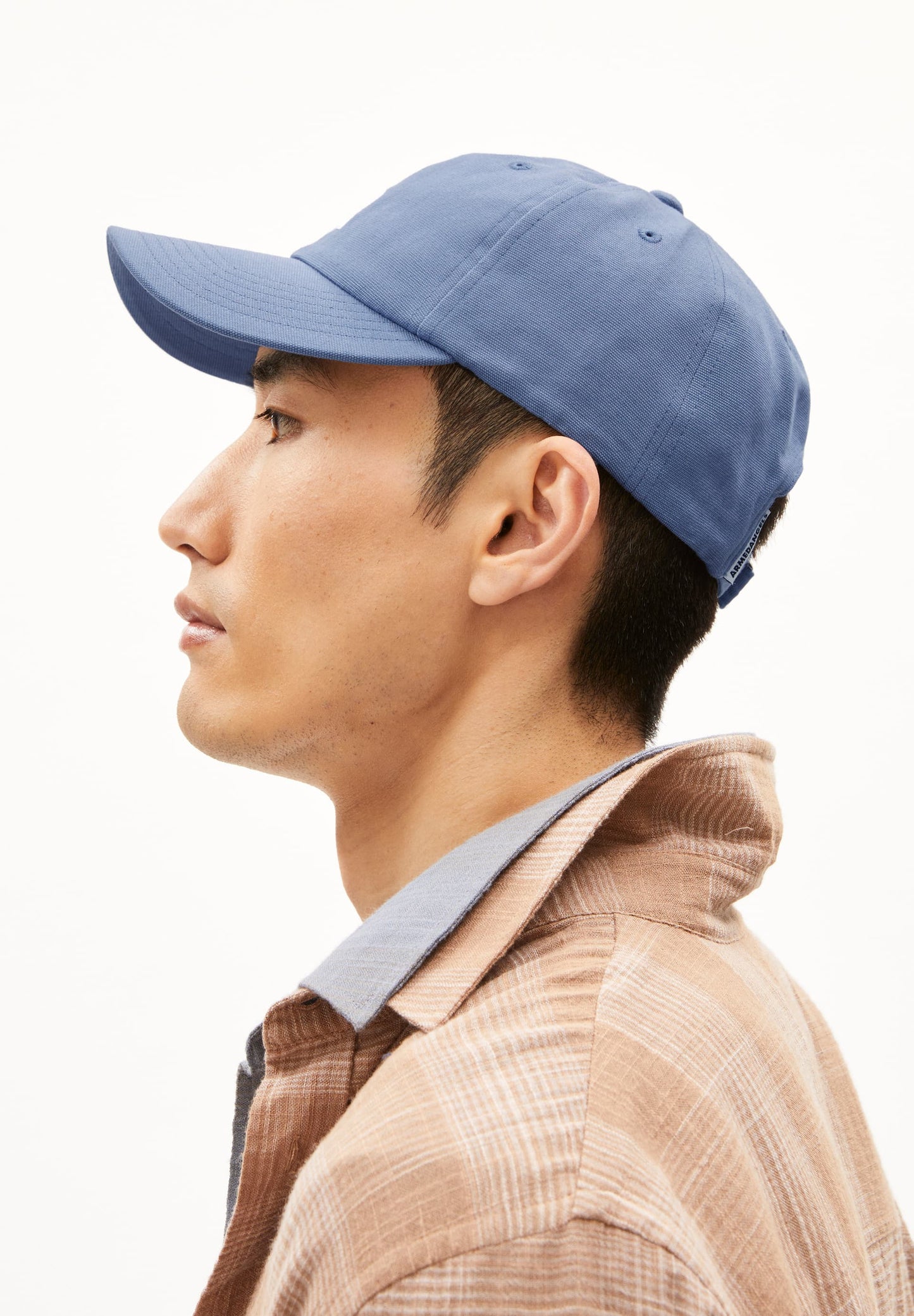 Casquette en coton bio | bleu "yenaas bold - blue stone"
