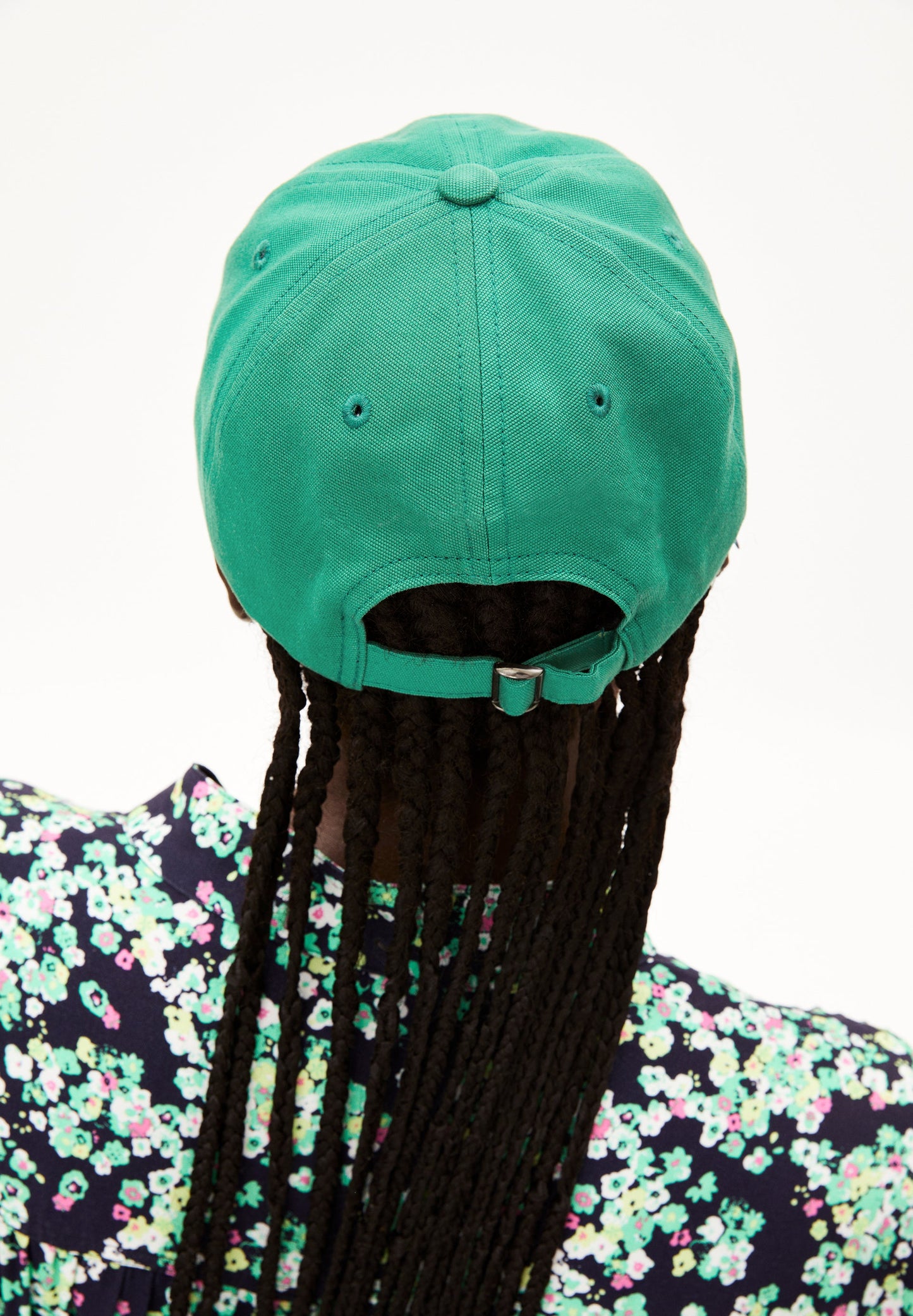 Casquette verte en coton bio - yenaas bold bright lime