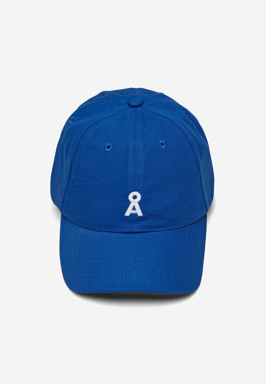 Casquette bleu klein en coton bio - yenaas bold dynamo blue