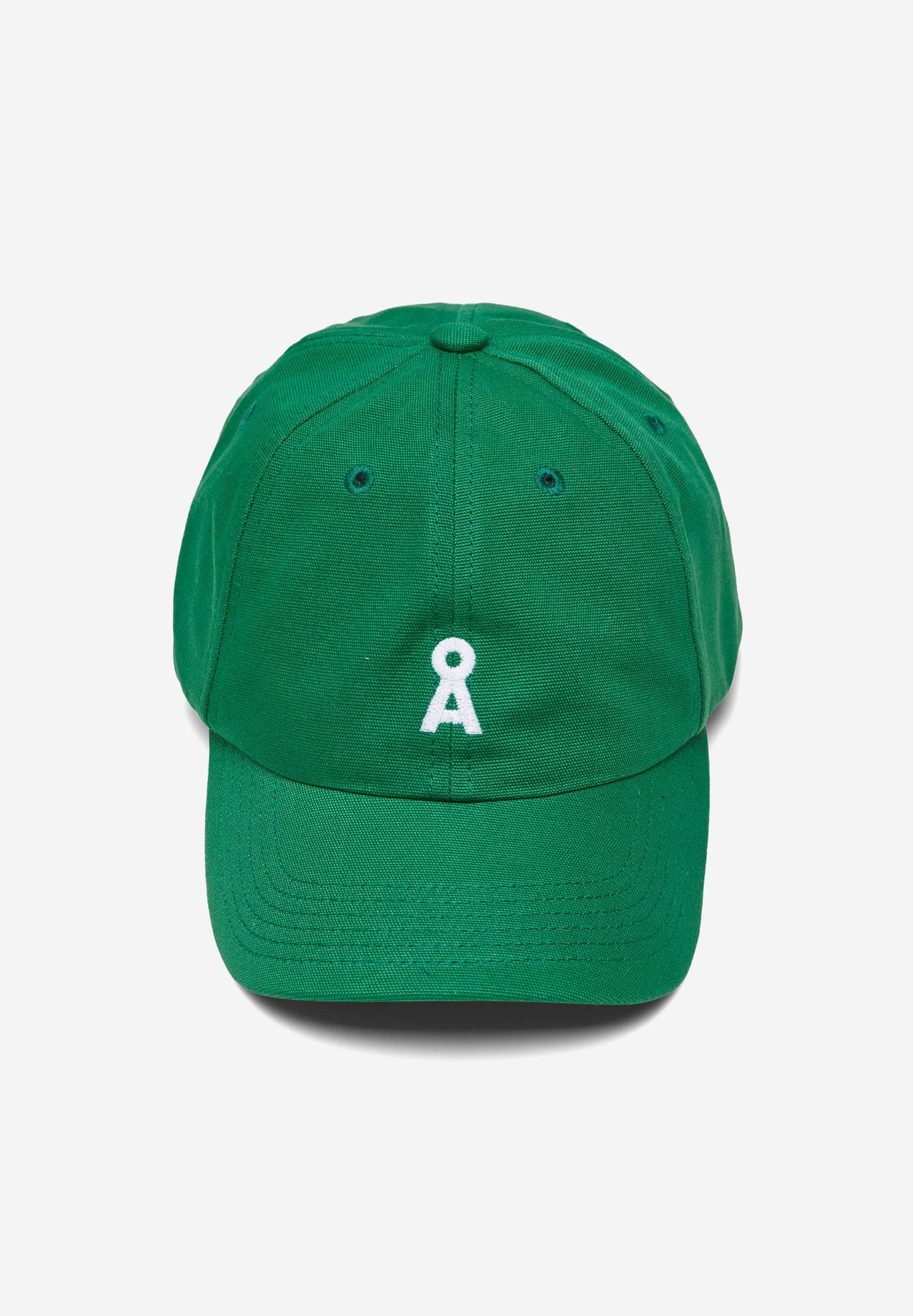 Casquette verte en coton bio - yenaas bold flash green