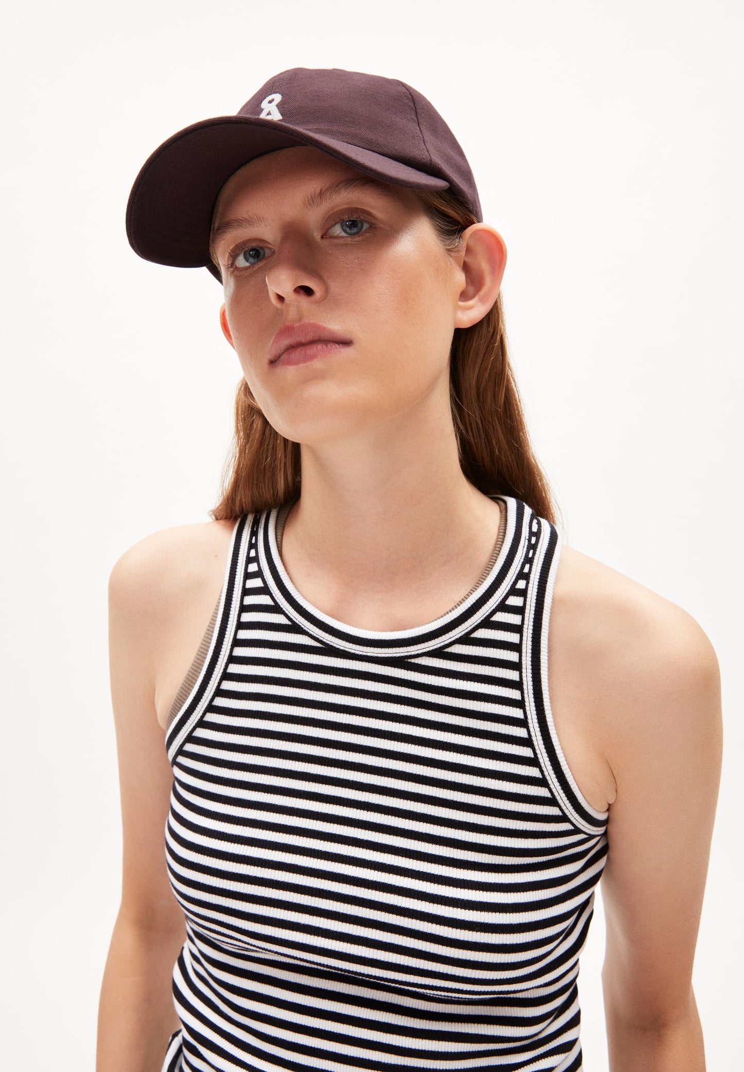 Casquette en coton bio | prune "yenaas bold fudge"