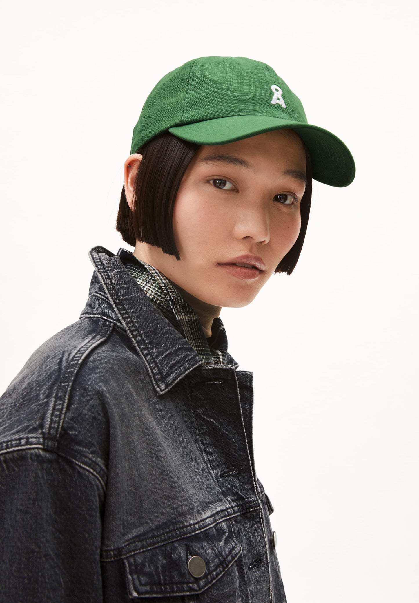 Casquette en coton bio | vert "yenaas bold - ivy green"