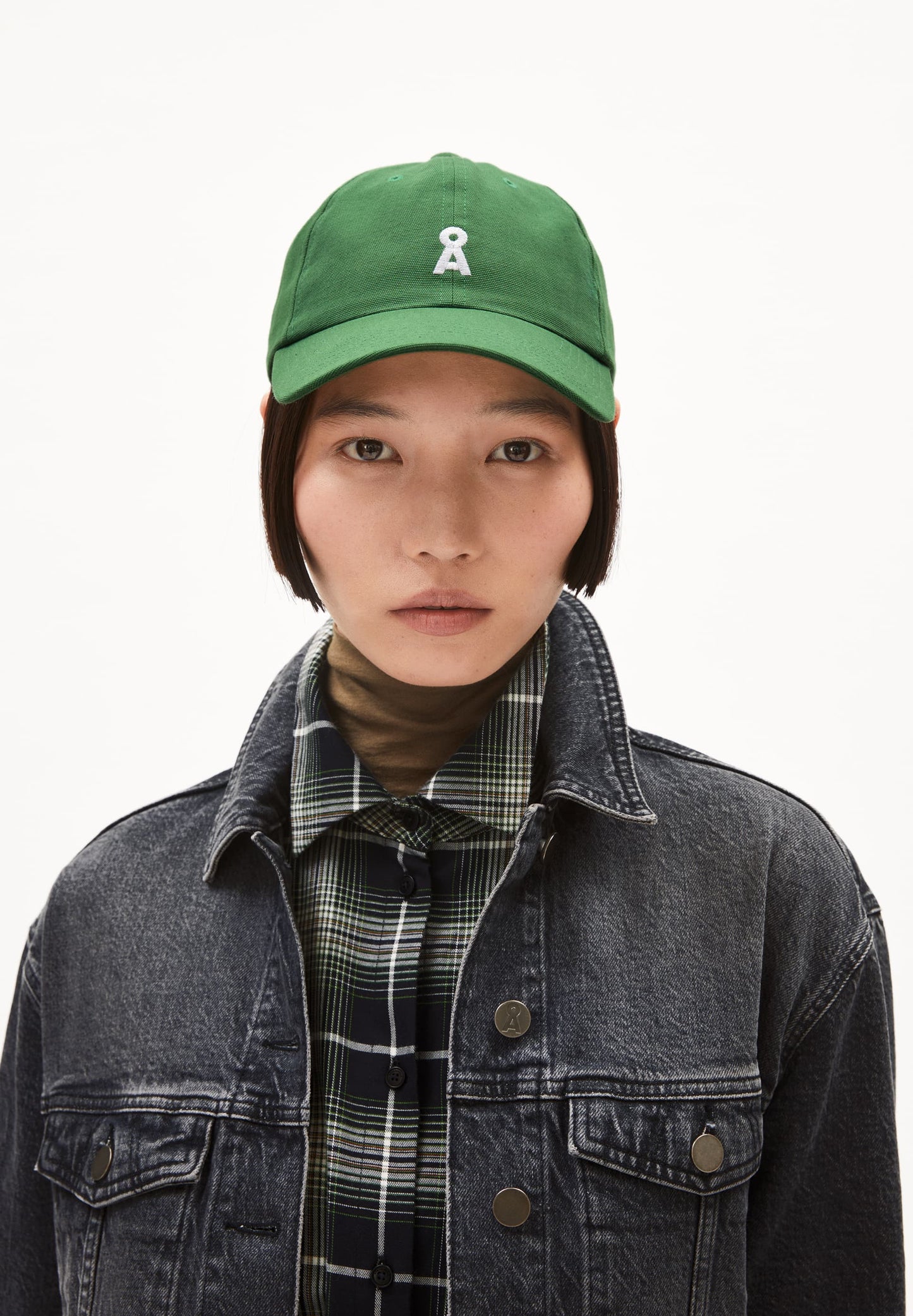 Casquette en coton bio | vert "yenaas bold - ivy green"