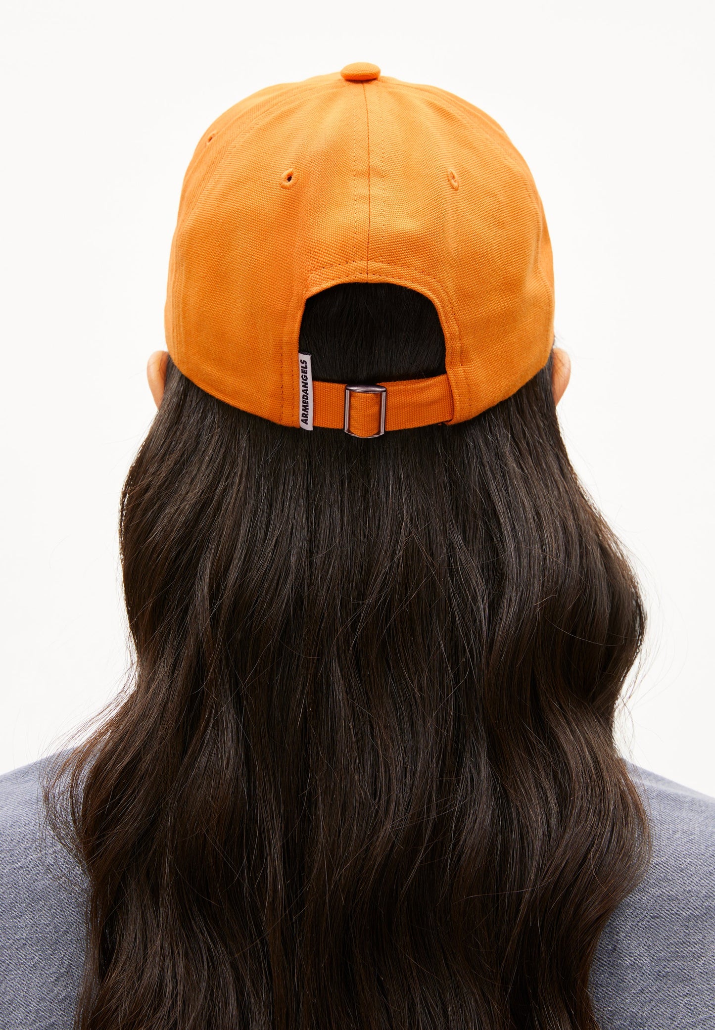 Casquette en coton biologique | orange "yenaas bold - light tangerine"