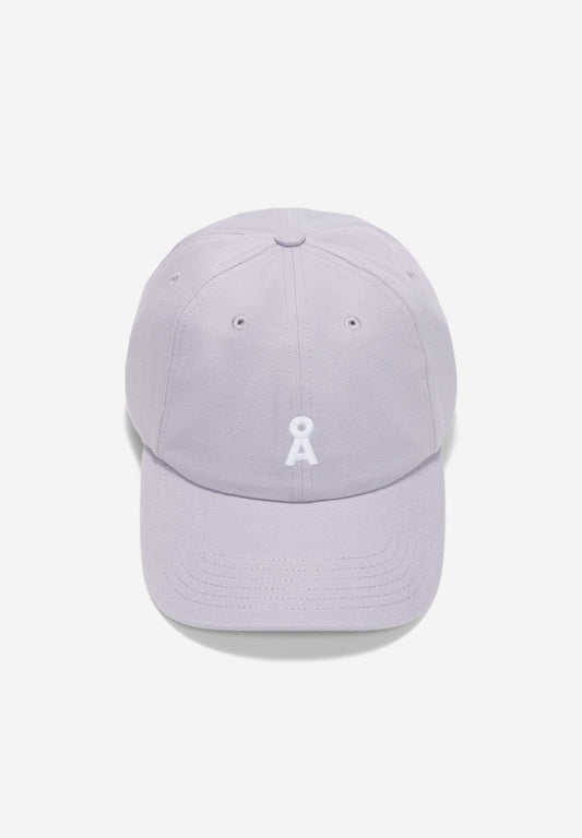 Casquette en coton biologique | gris "yenaas bold - misty morning"