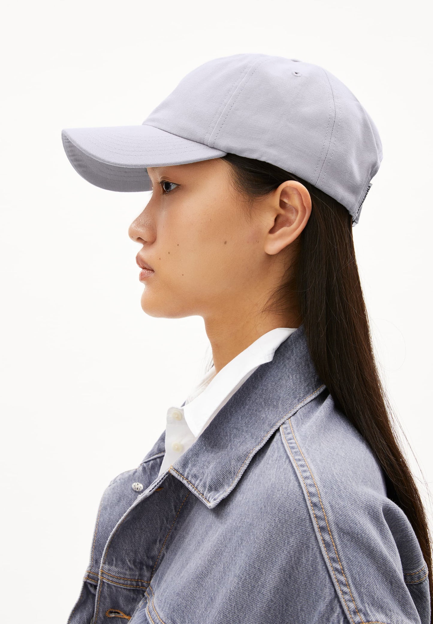 Casquette en coton biologique | gris "yenaas bold - misty morning"
