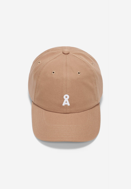 Casquette en coton biologique | marron "yenaas bold - pale umber"