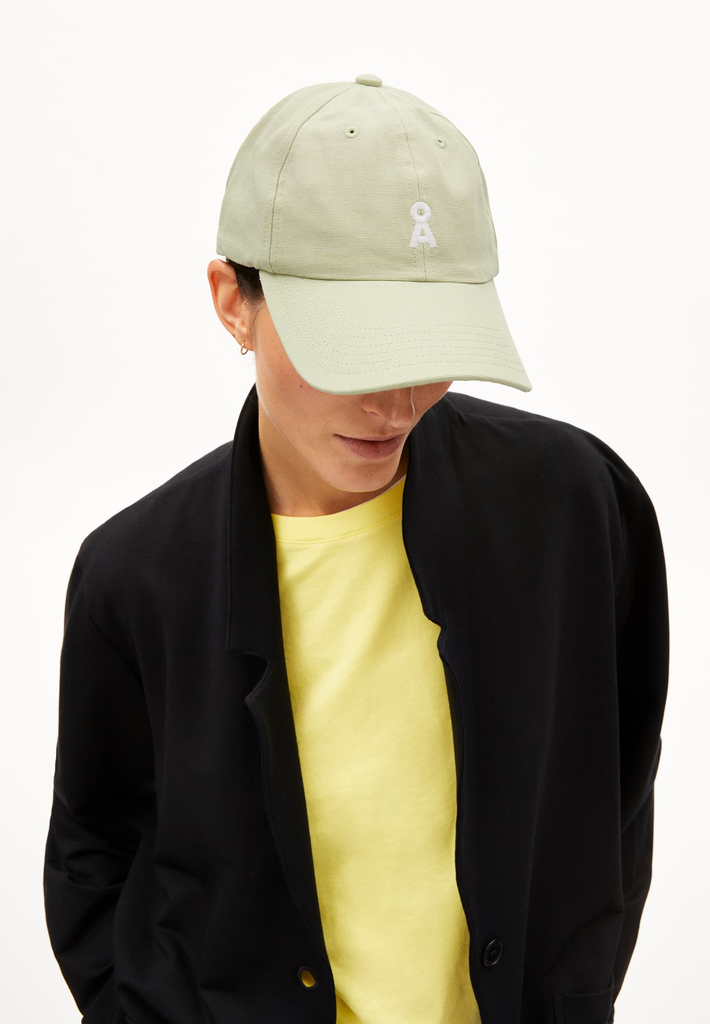 Casquette en coton bio | vert pastel "yenaas bold pastel green"