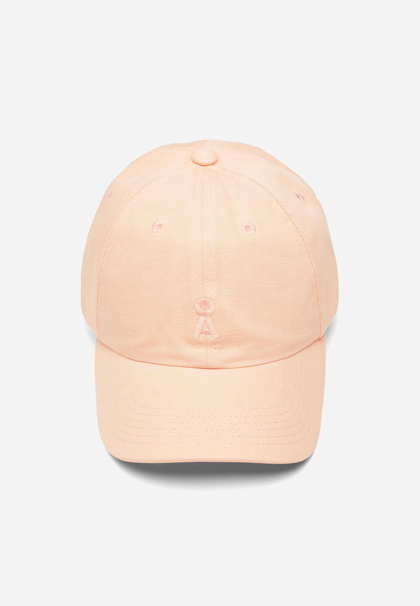 Casquette saumon en coton bio - yenaas bold pompero