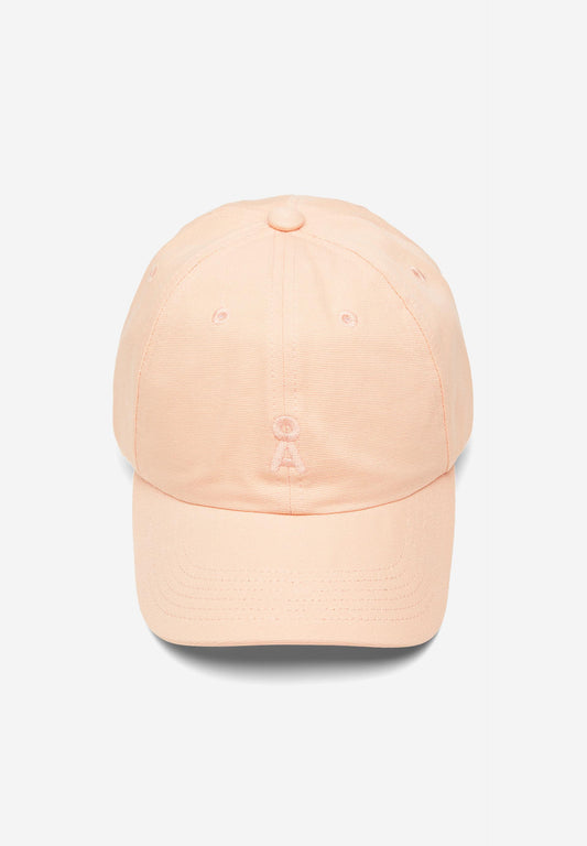 Casquette saumon en coton bio - yenaas bold pompero