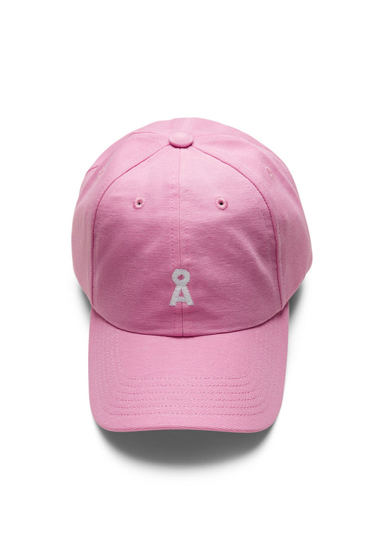 Casquette rose framboise en coton bio - yenaas bold raspberry pink