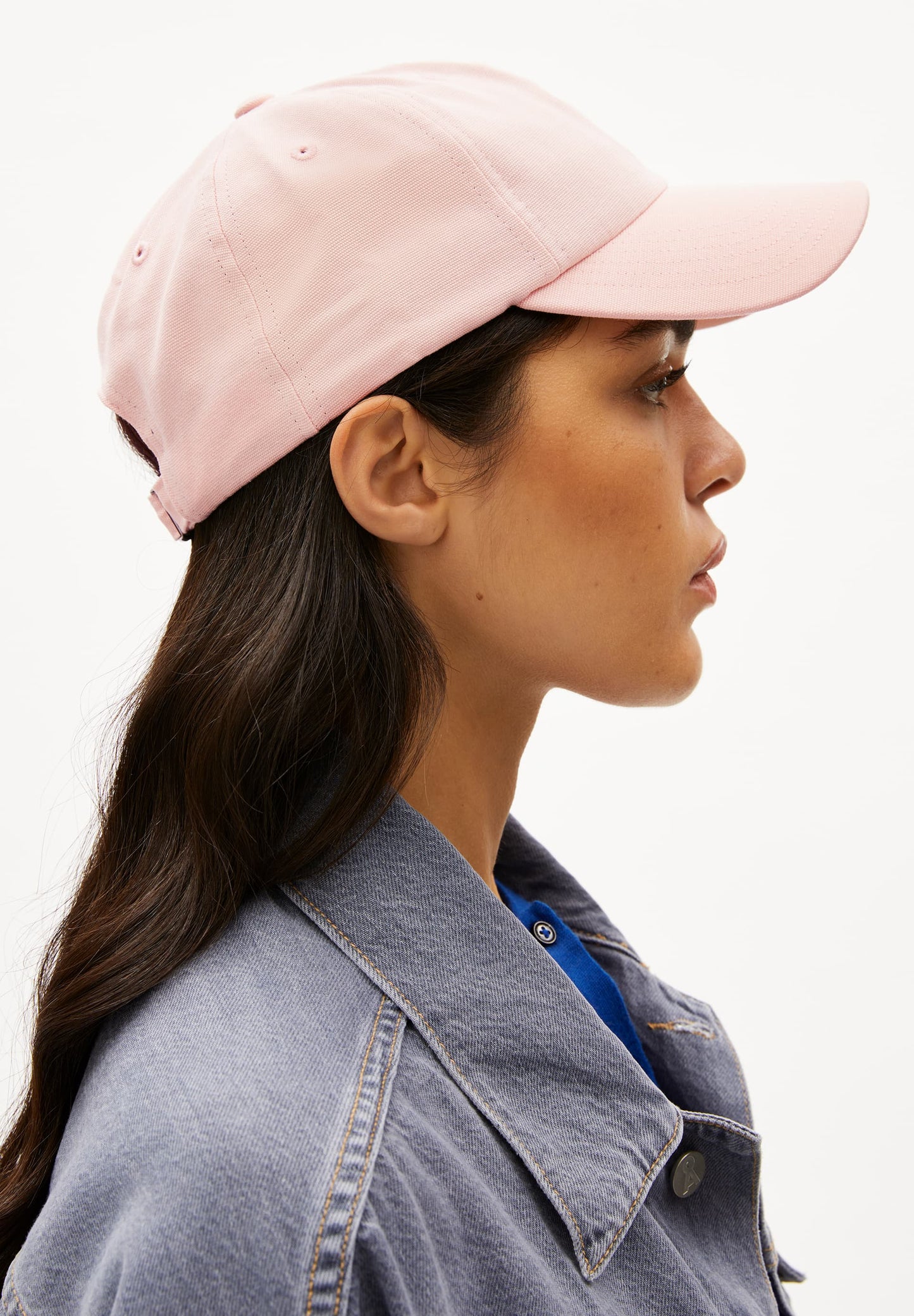 Casquette en coton biologique | rose "yenaas bold - rosalilly"