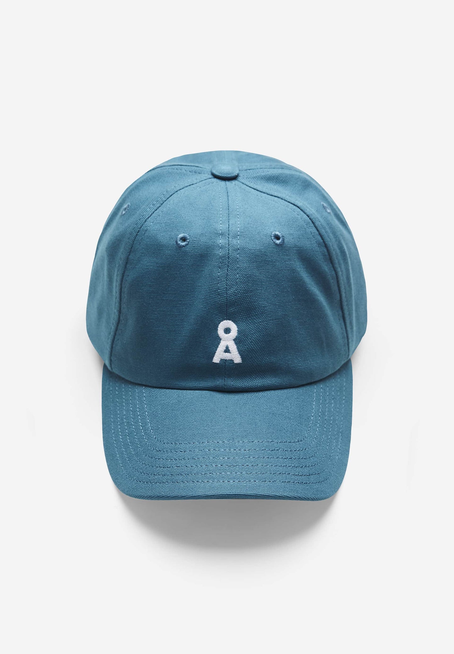 Casquette bleue pétrole en coton bio - yenaas spruce petrol