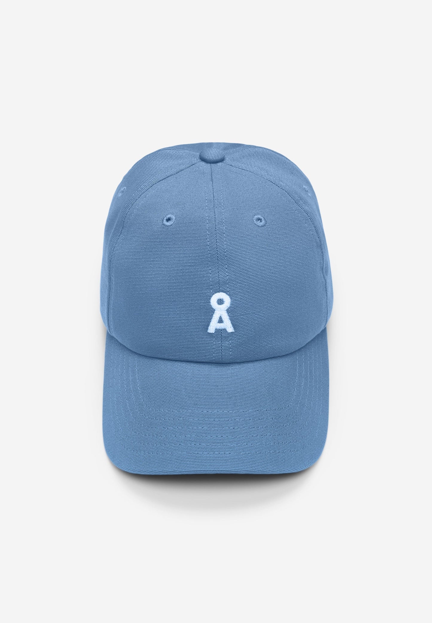 Casquette en coton biologique | bleu "yenaas bold - vintage blue"