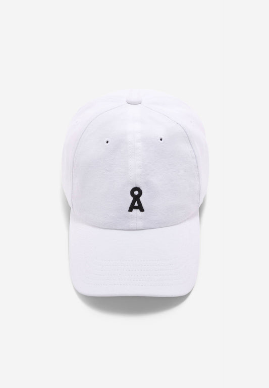 Casquette blanche en coton bio - yenaas bold white