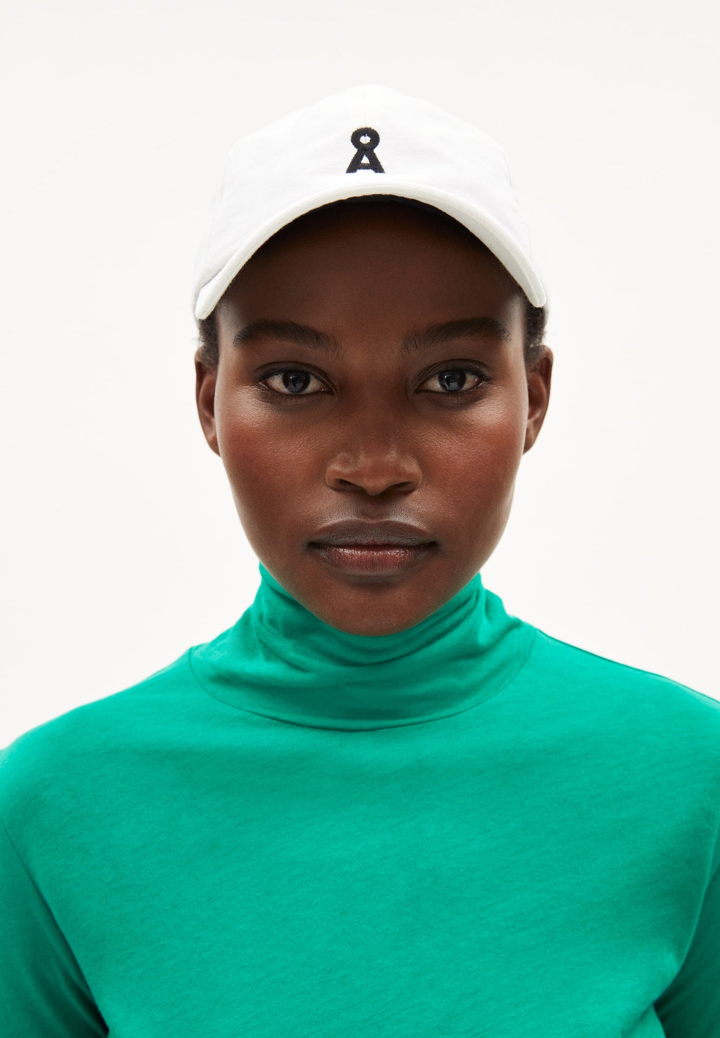 Casquette blanche en coton bio - yenaas bold white