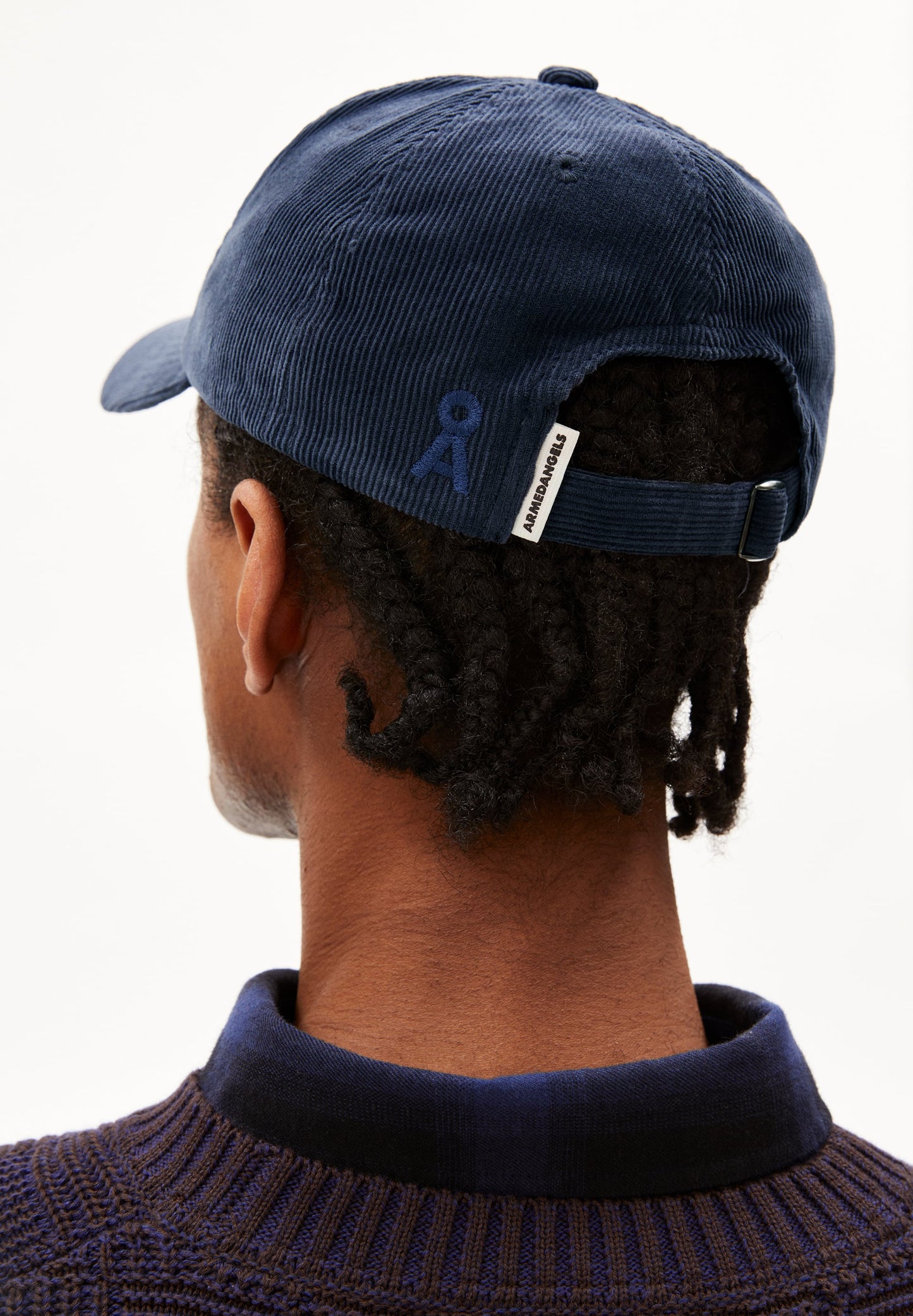 Casquette en velours de coton bio | marine "yenaas corduroy night sky"