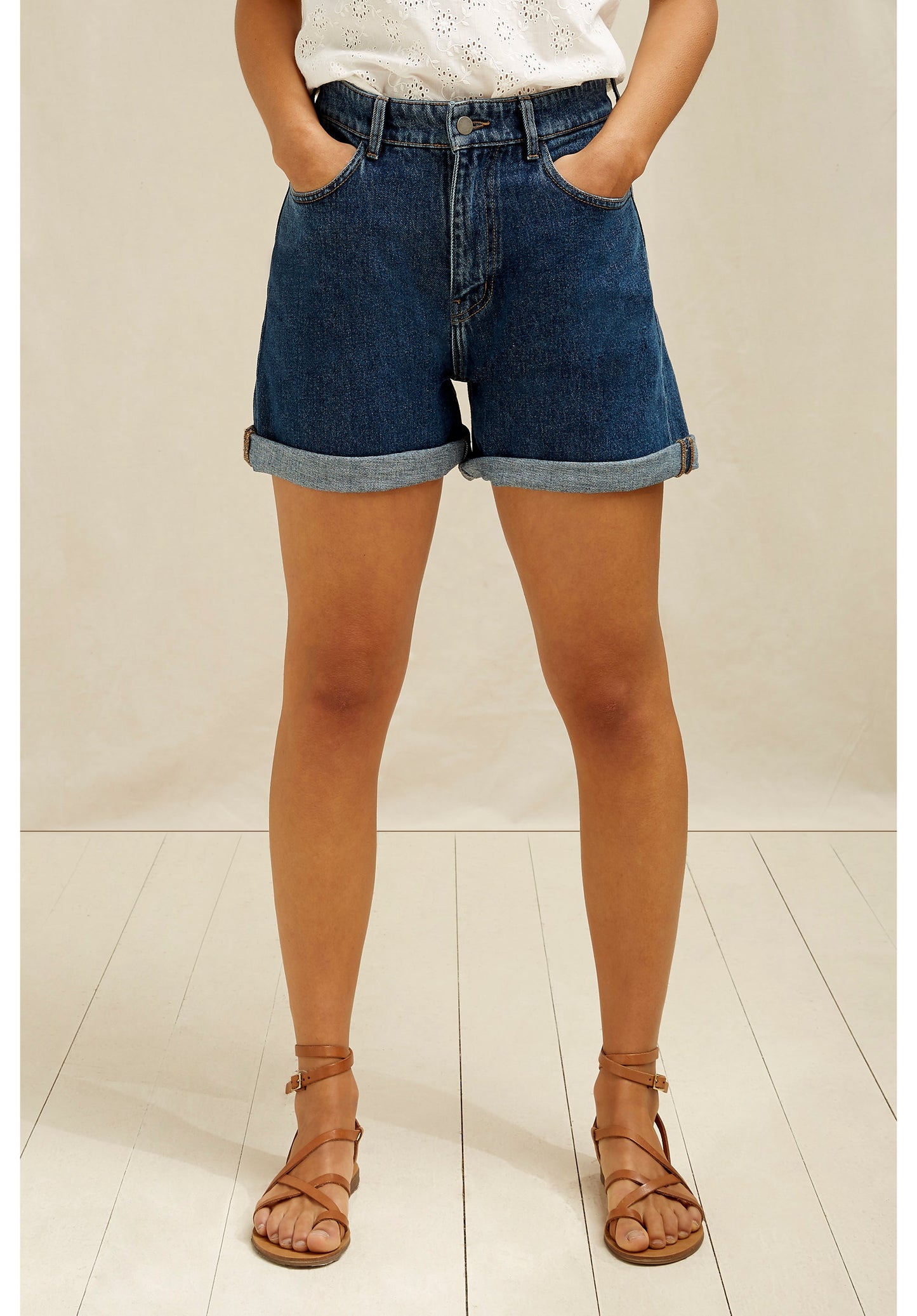 Short en jean en coton bio - yetta