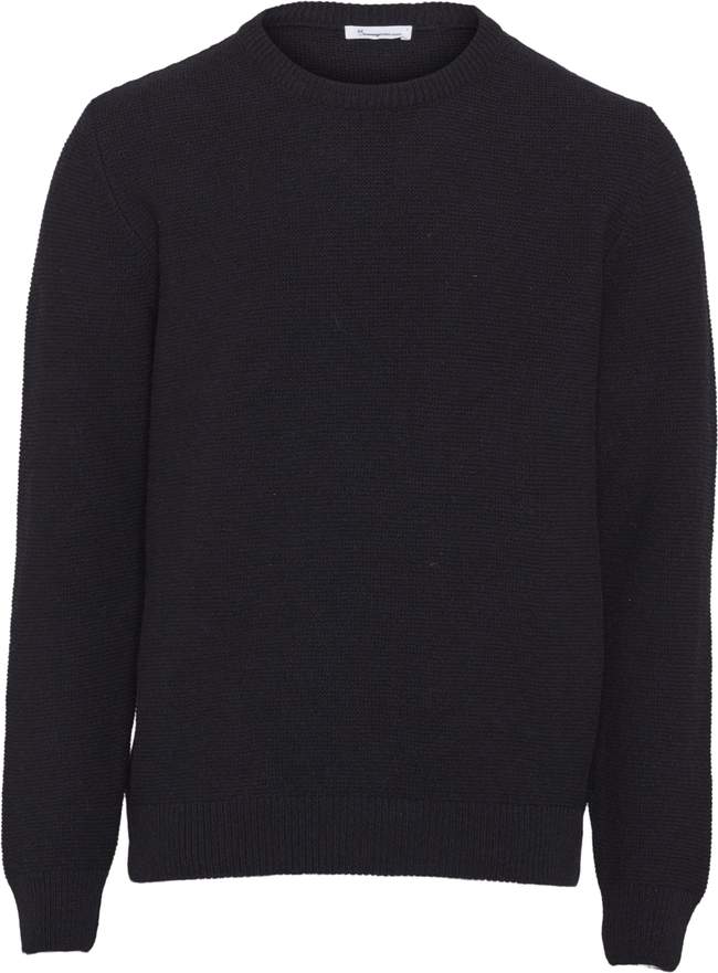 Pull bleu nuit en laine bio - Field