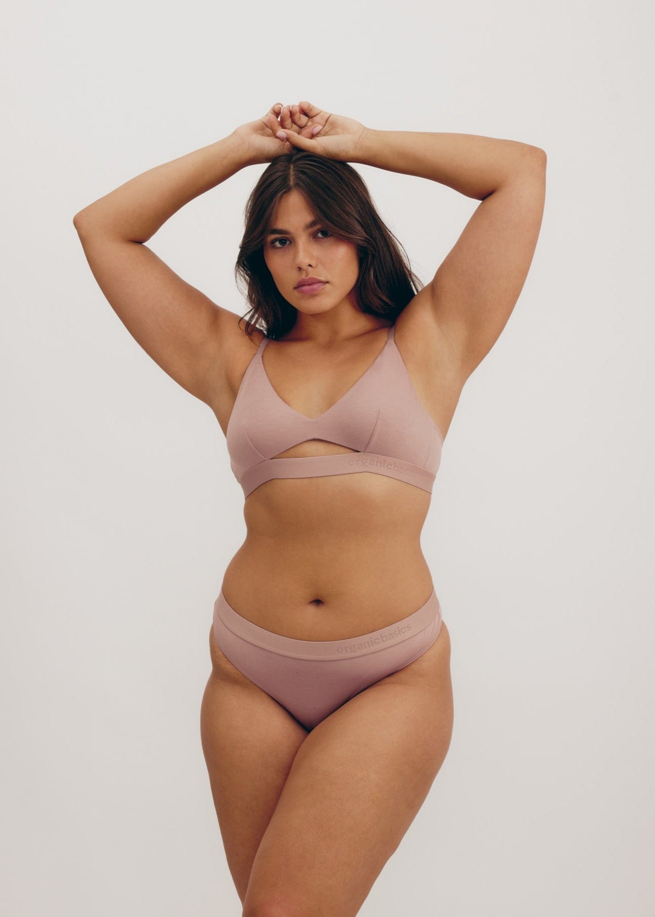 Soutien-gorge en tencel | rose "soft touch bralette dusty rose"