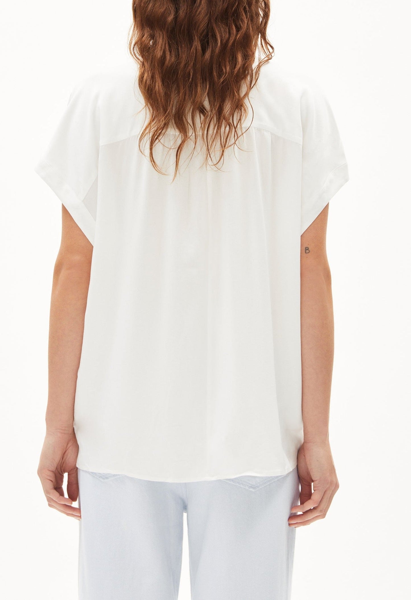 Chemiser blanche en ecovero - zonyaa off white