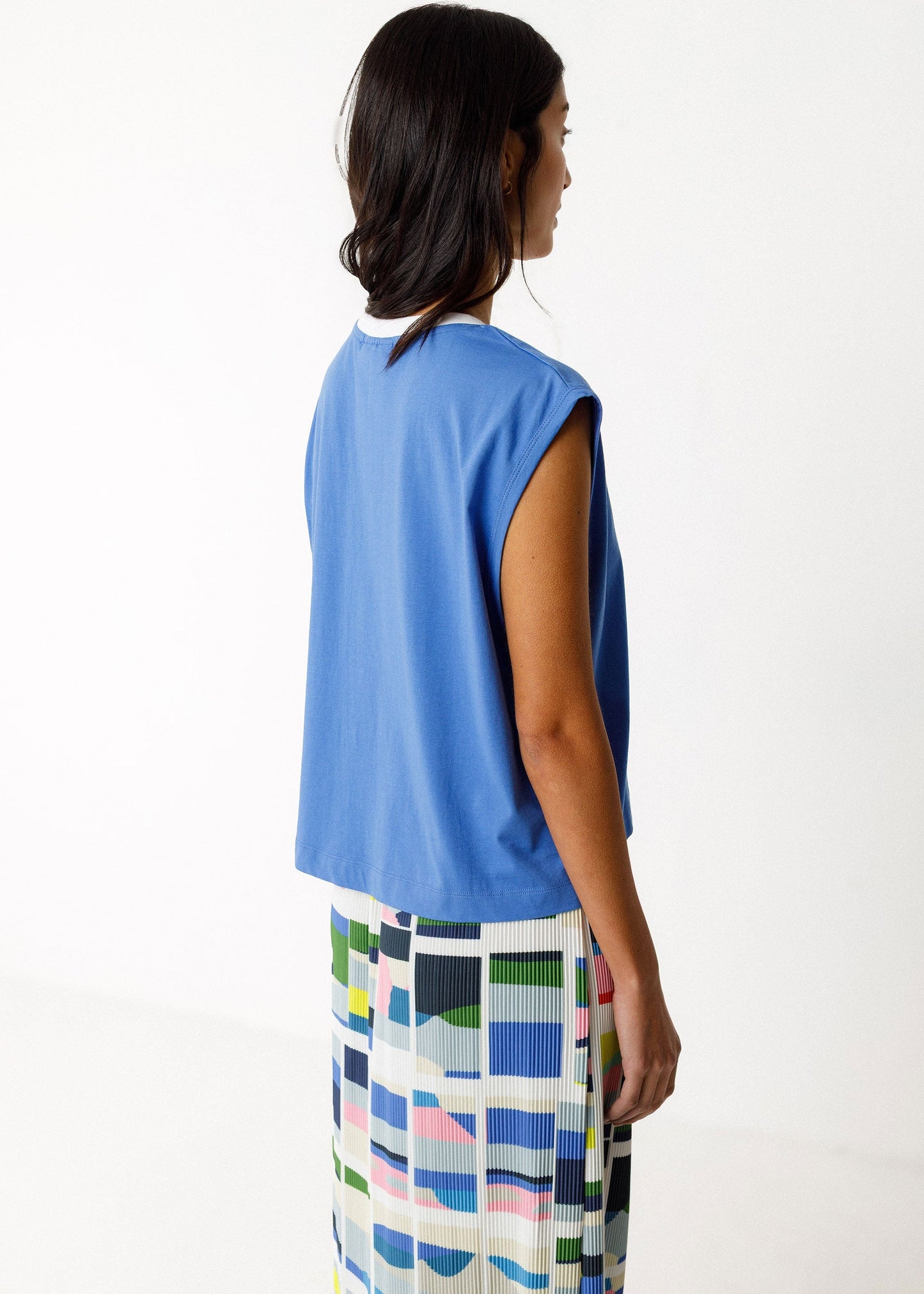 Top sans manches en coton bio | bleu "camiseta zuntz-10-gots - blue"
