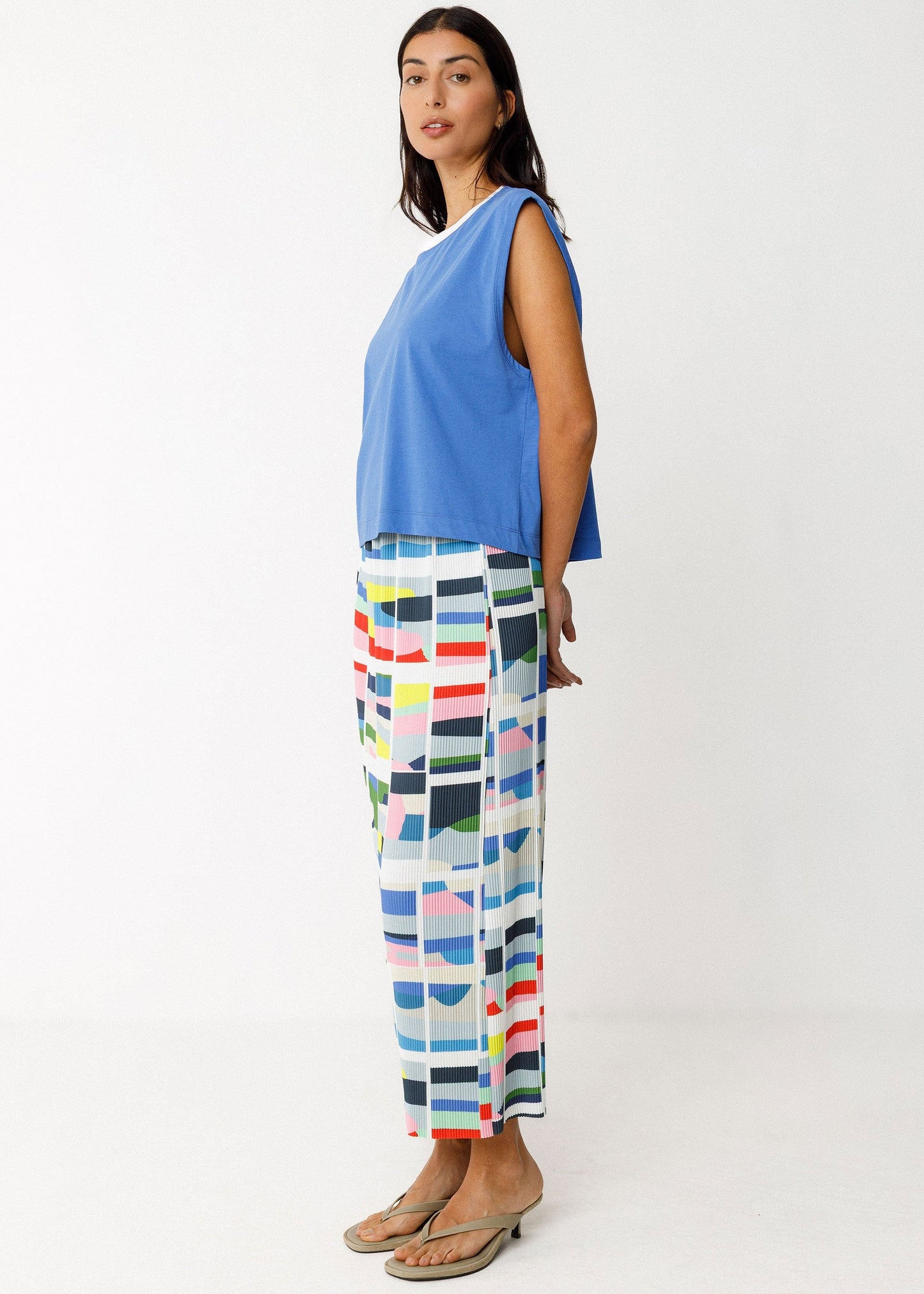 Top sans manches en coton bio | bleu "camiseta zuntz-10-gots - blue"